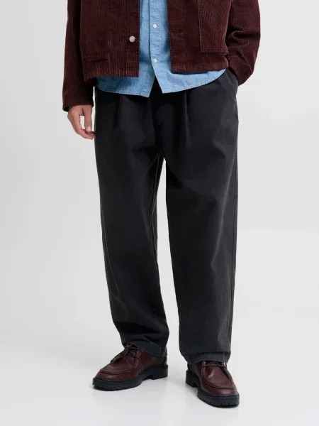 JACK & JONES Elegantne kavbojke JPSTEVAN BLAINE denim črn