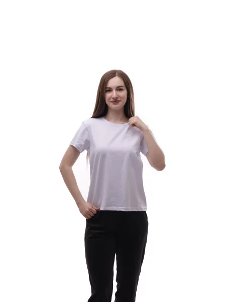 Футболка STREAM віскоза/поліестер білий