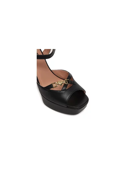 LOVE MOSCHINO Sandale crna