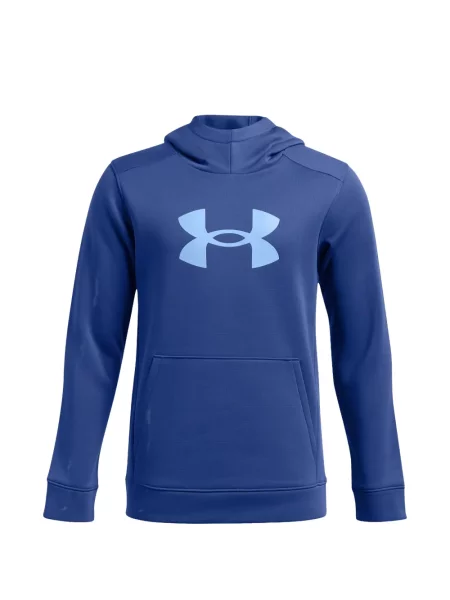 Gyerek kapucnis melegítő felső Under Armour kék