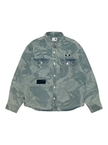 Камуфлажна риза Aape By *a Bathing Ape® синьо