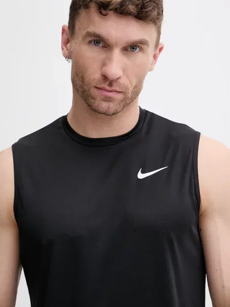 Koszulka sportowa Nike bez rękawów czarna