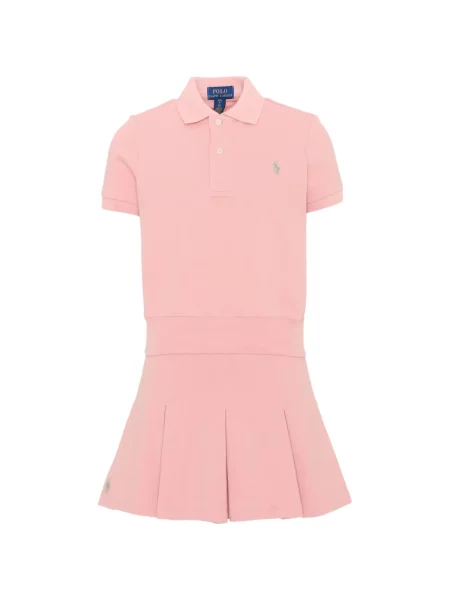 Sukienka dziecięca Polo Ralph Lauren różowa
