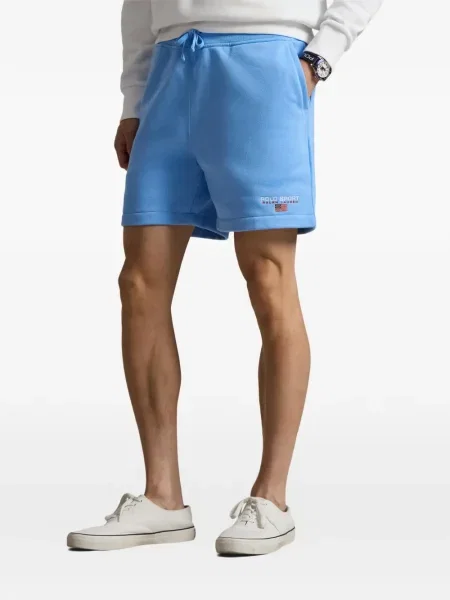Ριγέ δερμάτινος κάλτσες Polo Ralph Lauren με κορδόνι μαύρο
