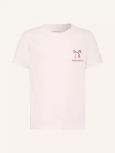 Abercrombie & Fitch Tričko světle růžová