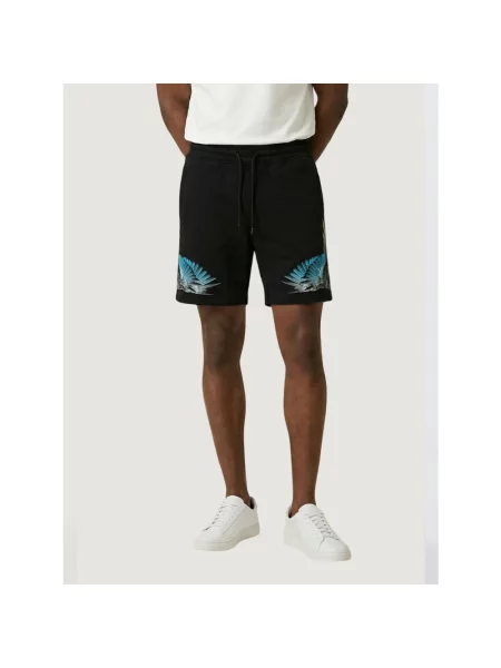 Szorty Marcelo Burlon czarne