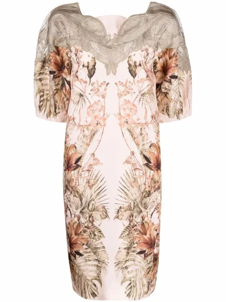 Rochie Alberta Ferretti cu model floral cu imagine