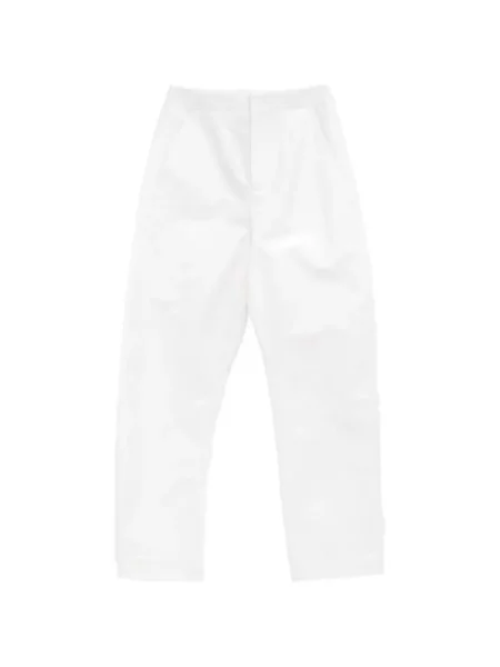 Pantaloni Jacquemus alb
