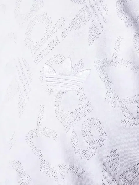 Jacquard sneaker Adidas autogrammal fehér