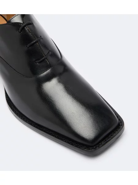 Pantofi cu toc Jil Sander din piele negru