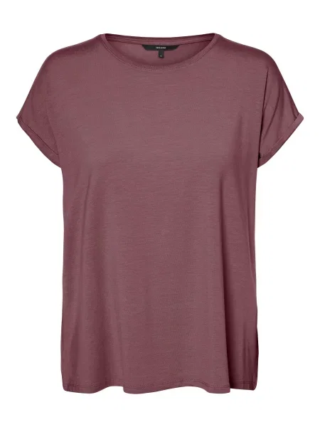 VERO MODA Majica AVA prljavo roza