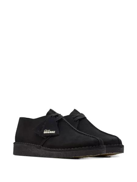 Desert boots Clarks Originals με κορδόνια σουέντ μαύρο