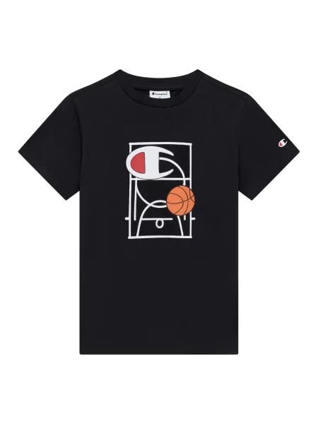 Champion Tricou portocaliu închis / roșu cireș / negru alb