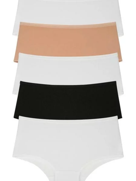 Chiloți Dewberry cu talie înaltă alb