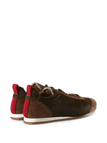 Sneakerși Uma Wang din piele de căprioară maro