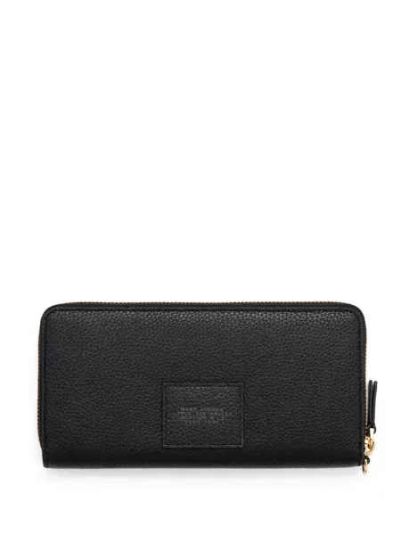 Iš natūralios odos piniginė Marc Jacobs juoda