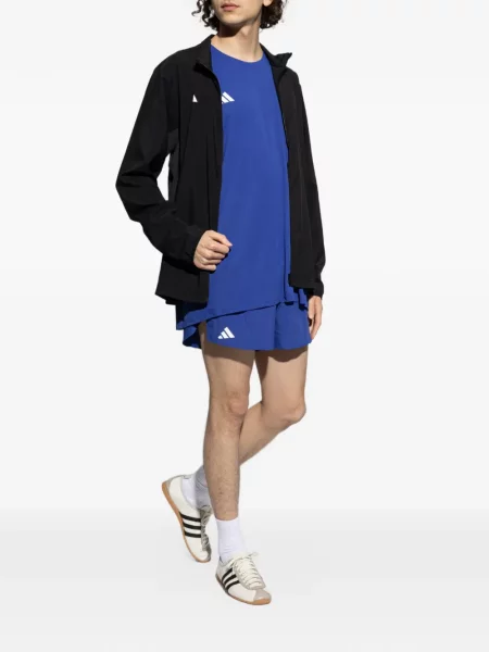 Τένις φόρεμα Adidas με λαιμόκοψη v με αυτόγραφο μαύρο