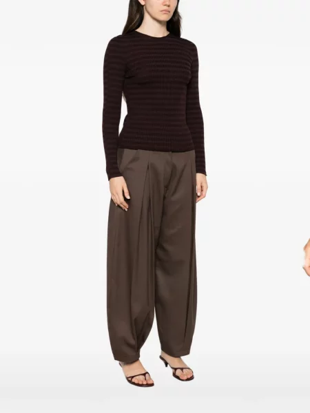 Pulover Twinset cu dungi maro