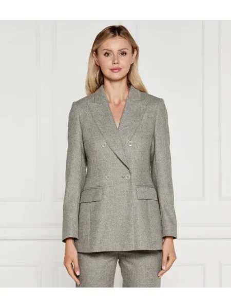 Marc Cain Sacou cu adaos de lână gri