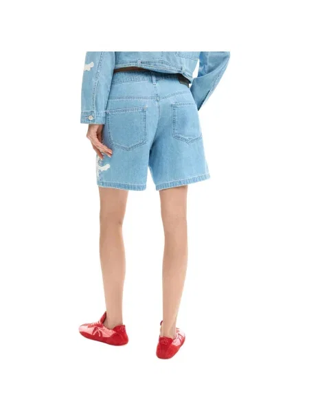 Pantaloni Desigual albastru