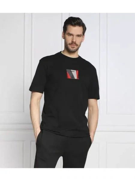BOSS GREEN Tricou Tee 6 negru