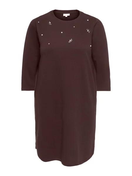 ONLY Carmakoma Rochie CARAmber ciocolatiu