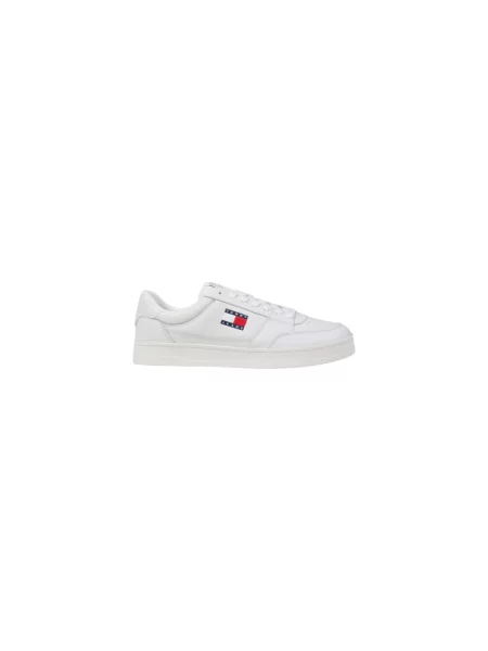 Tommy Jeans sneakersy skórzane TJM THE GREENWICH NEW ESS biały