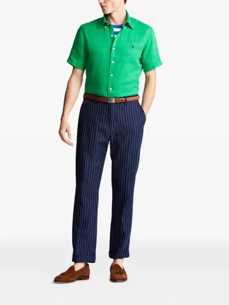 Curea Polo Ralph Lauren tricotate cu autograf cu șireturi albastru