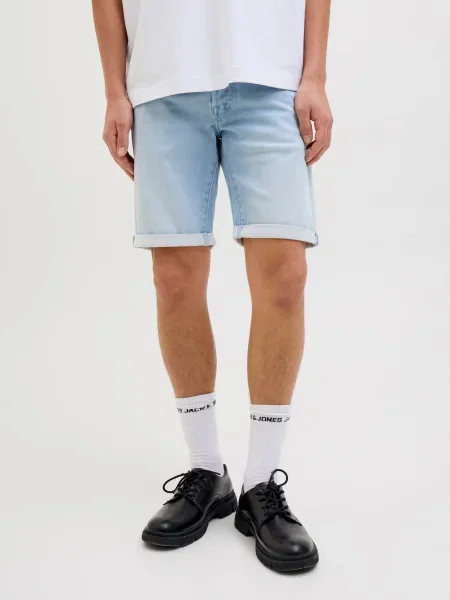 JACK & JONES Džínsy JJIRICK JJICON denim modrá