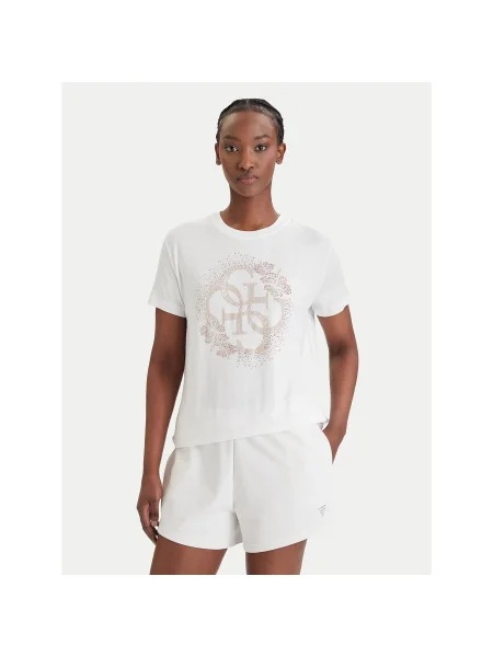Guess Póló Regular Fit fehér
