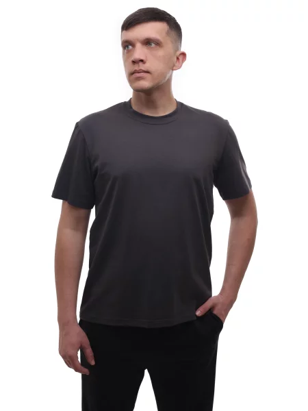 Футболка STREAM темно-сірий віскоза/поліестер сіра