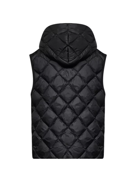 Vestă Weekend Max Mara cu glugă negru