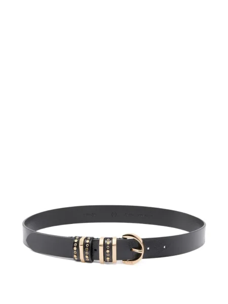 Curea Pinko din piele cu tepi negru