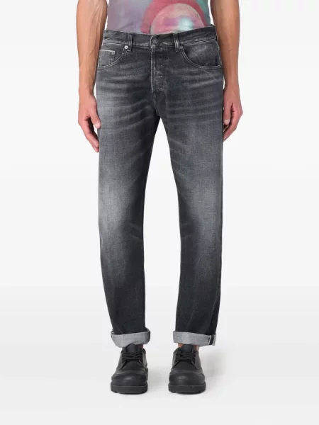 Blugi Dondup zdrențuiți negru