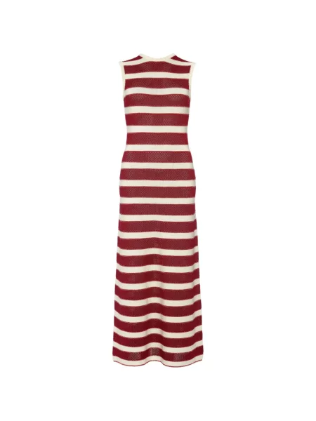 Rochie maxi Eres cu dungi roșu