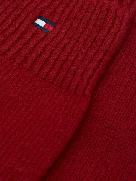Трикотажні рукавички Tommy Hilfiger червоні
