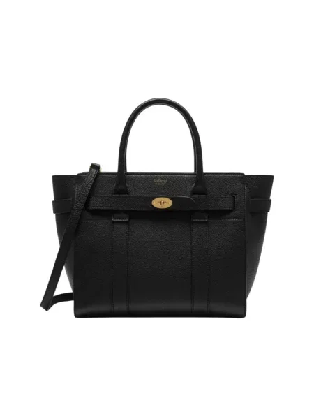 Shopperka Mulberry skórzana czarna