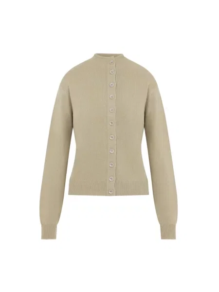 Sweter Lemaire z kaszmiru dwustronny beżowy