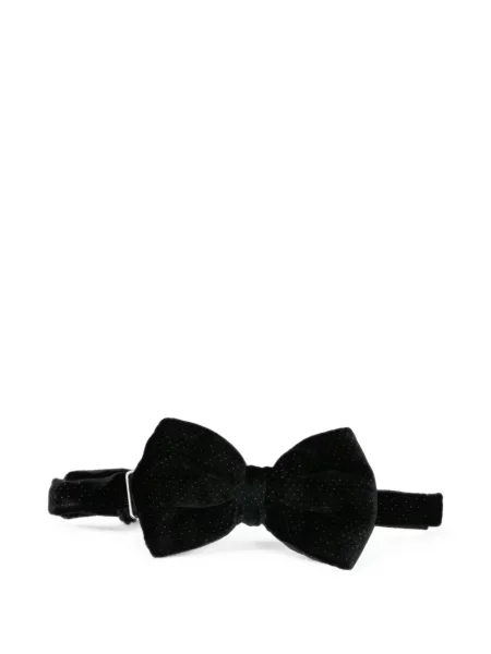 Cravată Giorgio Armani cu funde de catifea negru