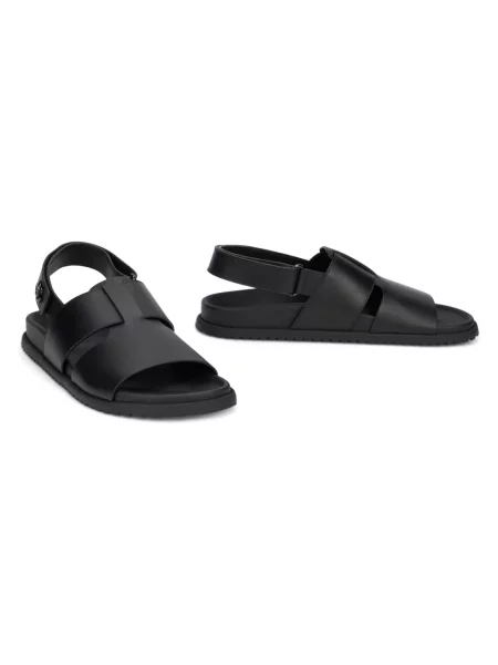 Sandały Dolce And Gabbana skórzane czarne