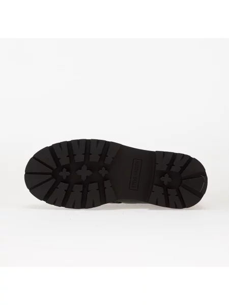 Кожени мокасини Steve Madden Occupy с платформа черно