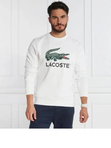 Lacoste Hanorac alb