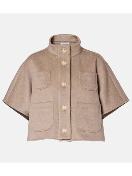 Geacă Max Mara din cașmir bej