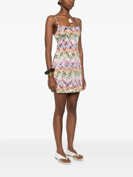 Костюм мини рокля Missoni бяло