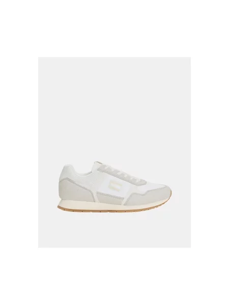 Tommy Jeans Tenisice Tjm Runner Casual Écru bijela
