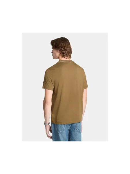 Tricou Michael Michael Kors cu autograf maro