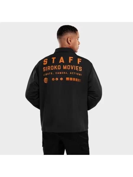 Kurtka sportowa coach Surf SIROKO Movies czarna