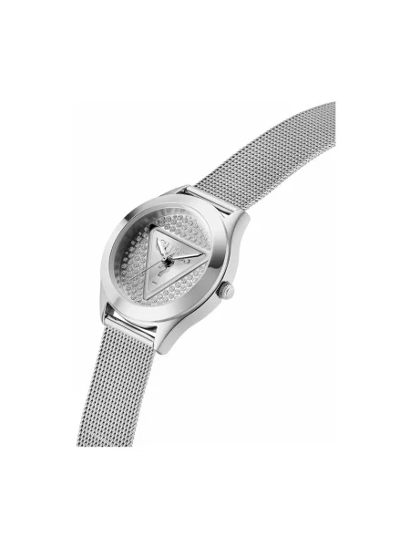 Zegarek Guess z logo szary