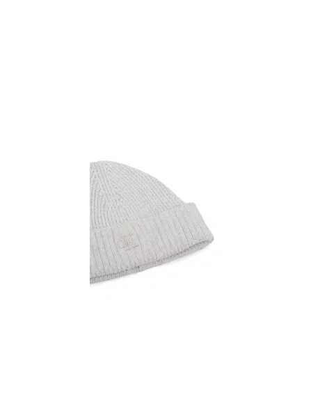 Calvin Klein Jeans Sál és sapka szett Knitted Scarf Beanie Giftbox Világosszürke