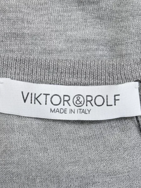 Top Viktor & Rolf cu dungi plasă gri